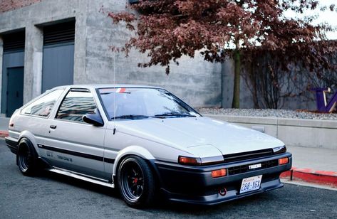 90s Japan, Corolla Ae86, Ae86 Trueno, Ae 86, Jdm Legends, Jdm Stance, Corolla Toyota, Toyota Ae86, Nissan R34