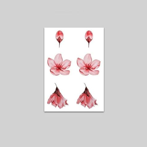 Amazon.com : 9 pcs Hand-Painted Peach Blossom Bud Flower Temporary Tattoo Waterproof Men And Women Lasting Plum Blossom Cherry Sexy Collarbone Tattoo Stickers : Beauty & Personal Care Plum Blossom Tattoo, Collarbone Tattoo, Bud Flower, Blossom Cherry, Blossom Tattoo, Collar Bone Tattoo, Peach Blossom, Peach Blossoms, Plum Blossom