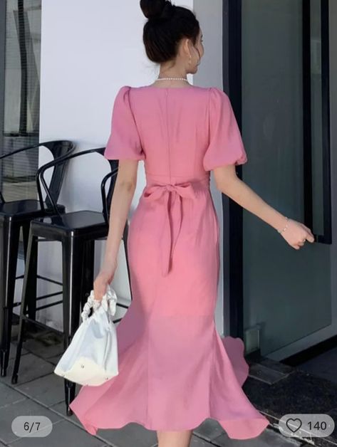 Prom Dress Pink, Chiffon Sleeves, Pink Evening Dress, Short Homecoming Dress, Pink Prom Dresses, Junior Bridesmaid, Handmade Dresses, Junior Dresses, Custom Dresses