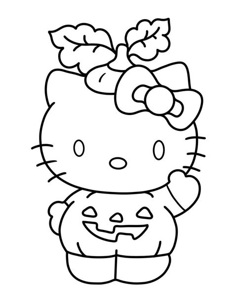 Colouring Page Fill In Coloring Pages, Hello Kitty Drawing Pages, 80s Coloring Pages Free Printable, Pictures To Print And Color, Drawing Ideas To Color, Hello Kitty Coloring Pages Halloween, Halloween Kids Coloring Pages, Halloween Hello Kitty Coloring Pages, Easy Halloween Coloring Pages