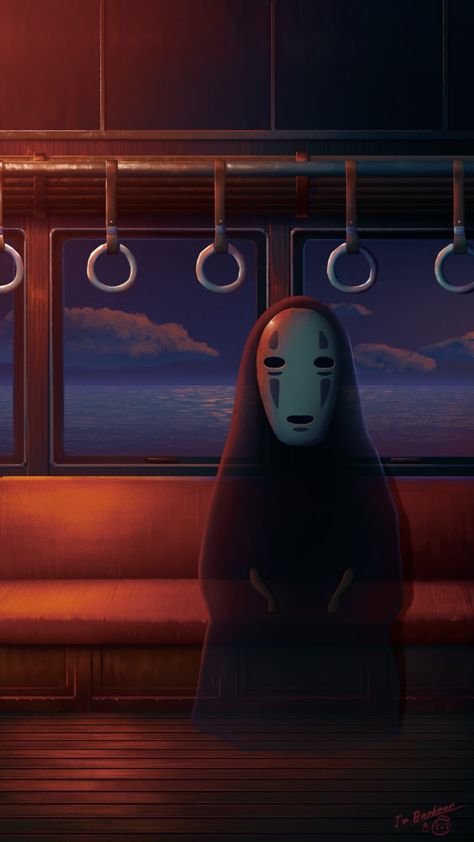 Studio Ghibli Rain, No Face Wallpaper, Wallpaper Plain, Wallpaper Studio, Studio Ghibli Background, 2560x1440 Wallpaper, Face Wallpaper, Iphone Wallpaper Landscape, Wallpaper Cat