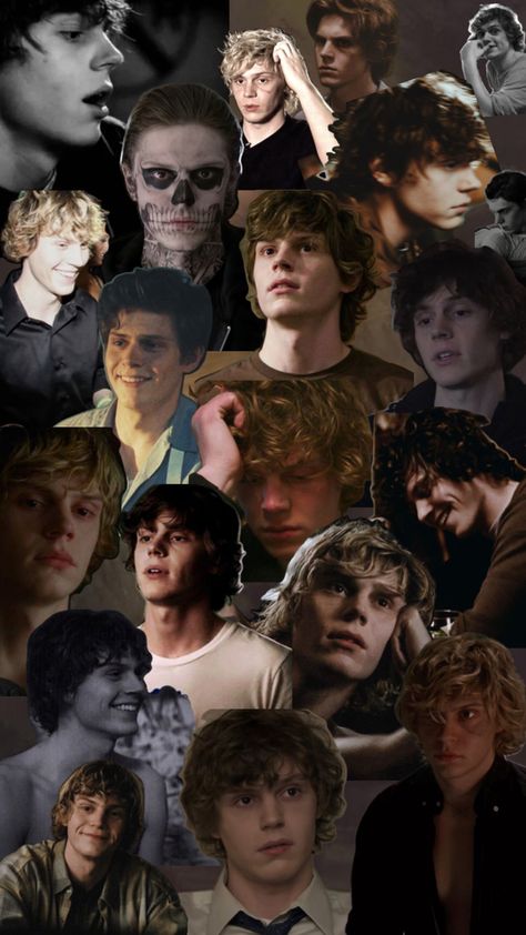 Tate Ahs, Evan Peters American Horror Story, Tate And Violet, Tate Langdon, Science Fiction Series, Film Clips, When Im Bored, Animation Art Character Design, Tom Felton