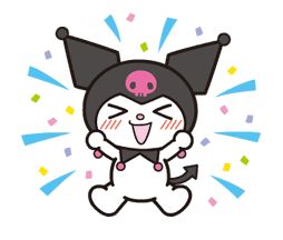 Sister Cards, Rabbit Gif, Kuromi Sanrio, Happy Gif, Kitty Images, Music Stickers, Cartoon Gifs, Cute Cartoon Drawings, Line Sticker