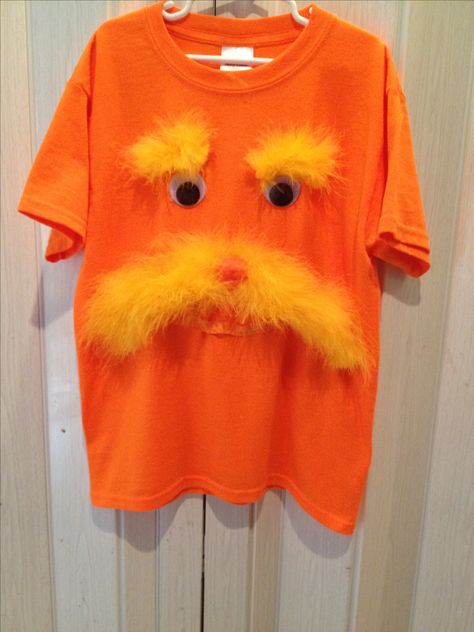 Lorax shirt for Dr Suess Week!!! Diy Lorax, Dr Seuss Diy Costumes, Dr. Suess, Seuss Costumes, Lorax Costume, Dr Seuss Costumes, Storybook Character Costumes, Book Characters Dress Up, Target Outfits