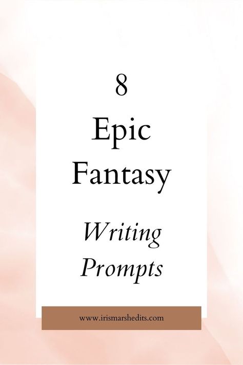 8 epic fantasy writing prompts Fantasy Book Writing, Fantasy Writing Prompts, Fantasy Writing, Book Prompts, Book Genre, Fantasy Book, Fantasy Story, Book Writing, Book Writing Tips