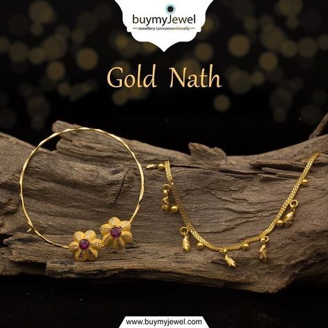 Bridal Nath Designs In Gold Simple, Simple Gold Nath Designs For Bride, Dulhan Nath Design Gold, Nath Designs Gold Rajputi, Nath Nose Ring Gold, Gold Nath Designs For Bride, Gold Nath Designs Indian, Gold Nath Designs, Nath Designs Gold