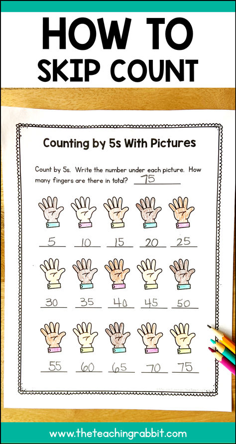 Are you teaching skip counting by 2's, 5's, and 10's and don't know where to start? Check out these easy ideas and activities for grades 1, 2, and 3! Count By 2s, Classroom Assistant, Counting In 5s, Counting By 2's, Counting By 5's, Math Activities Elementary, Teaching Second Grade, Teachers Resources, Elementary Teaching