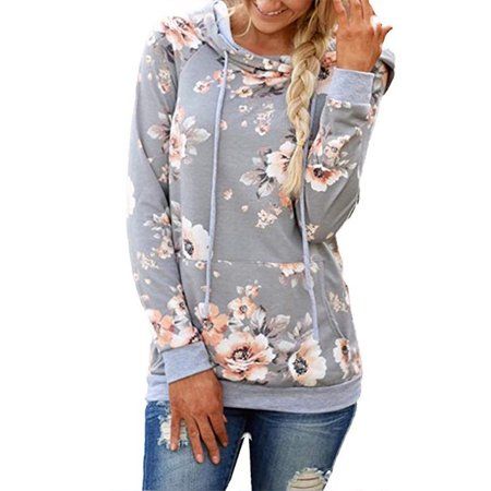 Hoodies Womens Fashion, Tunic Tops Casual, Hoodie Coat, Casual Tops For Women, Hooded Pullover, Casual Pullover, Long Hoodie, Pullover Sweatshirts, Casual Hoodie