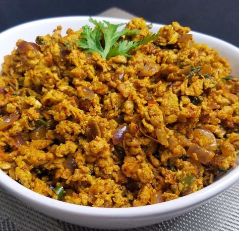 Egg Burji Indian Style, Egg Bhurji Indian Style, Breakfast Rotation, Egg Burji, Bhurji Recipe, Egg Bhurji, Scrambled Eggs With Cheese, Spicy Eggs, Pav Bhaji Masala