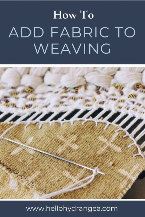 Weaving With Fabric, Fibers Art, Weaving Studio, Weaving Diy, Weaving Fabric, Small Craft Rooms, Saori Weaving, Weaving Ideas, Weaving Tutorial