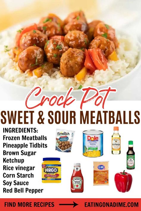 Freezer Sweet And Sour Meatballs, Sweet And Sour Meat Balls Slow Cooker Easy Recipes, Sweet And Sour Meatballs Slow Cooker, Sweet And Sour Meatballs Crockpot Frozen, Sweet Snd Sour Meatballs Crockpot, Sweat And Sour Meatball Recipes, Sweet N Sour Meatballs Crockpot, Sweet And Sour Meatballs Stove Top, Sweet And Sour Crockpot Meatballs