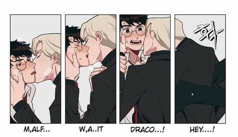 Drarry Fanart, Harry Draco, Gay Harry Potter, Harry Potter Images, 얼굴 그리기, Harry Potter Artwork, Harry Potter Comics, Draco Harry Potter, Harry Potter Draco Malfoy