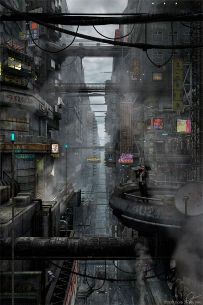 Abandoned Underground City Fantasy Art, Old Cyberpunk Aesthetic, Nanopunk City, Cyberpunk City Scape, Scifi City Aesthetic, Modern World Aesthetic, Rundown Cyberpunk, Dystopian Cyberpunk City, Cyberpunk Building Design