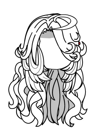 Gacha Messy Hair Ideas, Gacha Oc Hair Ideas Female, Gacha Messy Hair, Curly Hair Gacha Life 2, Gacha Female Hair, Gacha Curly Hair, Gacha Girl Hair Ideas, Gacha Club Long Hair Ideas, Gacha Oc Hair Ideas Fluffy