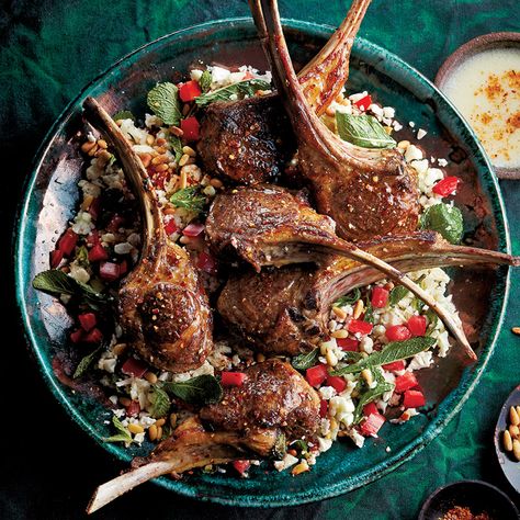 Harissa and za'atar grilled lamb chops | Chatelaine Best Lamb Recipes, Bbq Roast, How To Cook Lamb, Grilled Lamb Chops, Lamb Chop Recipes, Mutton Recipes, Grilled Lamb, Cooking 101, Lamb Recipes