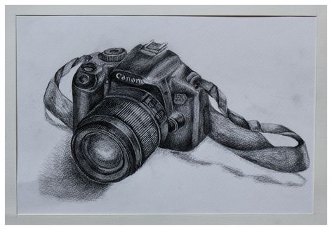 #art #sketch #camera #canon #drawing Camera Drawing, Camera Canon, Art Sketch, Pencil Drawing, Drawing Sketches, Cameras, Canon, Sketch, Pencil