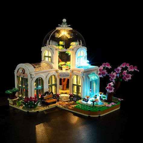 LED Light for Lego-41757 Friends Botanical Garden Building Blocks Model (Lego Set NOT Included) - lego flowers Lego Botanical, Lego Building Blocks, Light Brick, Store Furniture, Building Model, Lego Worlds, Lego Models, Garden Buildings, Lego Building