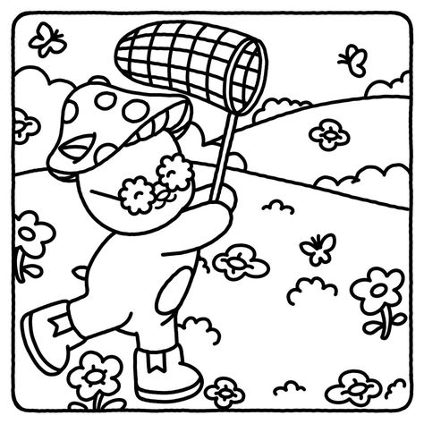 Coloring page of cute brownies with different toppings. Great for kids of all Browmies Coloring Page, Easy Cute Designs, Cute Brownies, Easy Coloring Pages For Kids, Childrens Books Activities, Bobbie Goods, Color Drawing Art, Bear Coloring Pages, Calm Your Mind