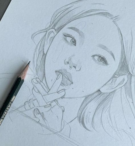 Face Art Drawing, Arte Indie, Color Drawing Art, Notes Art, Celebrity Drawings, Figure Sketching, Kpop Drawings, Easy Drawings Sketches, Art Diary