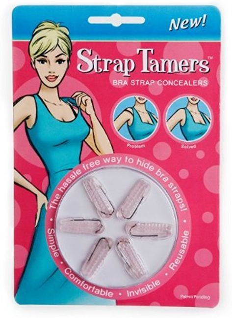 Strap Tamers Reusable Bra Strap Concealers (1 Pack) at Amazon Women’s Clothing store: Braza Strap Keepers Bra Holder, Bra Strap Clip, Hide Bra Straps, Clear Strap Bra, Bra Strap Holder, Oprah Winfrey Show, Clear Bra, Bra Strap, Problem Solved