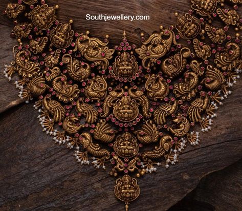 Antique Gold Jewelry Indian Unique, Temple Jewellery Choker Antiques, Ornate Antique Gold Temple Necklace As Gift, Luxury Traditional Temple Necklace Choker, Gold Metal Temple Jewelry Choker, Fashion Jewelry Necklaces Gold, Traditional Brass Temple Necklace, Luxury, Temple Jewellery Earrings, Wedding Jewelry Sets Bridal Jewellery