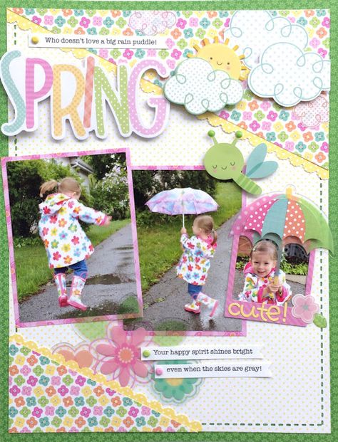 Spring Scrapbook Layouts Ideas, Spring Scrapbook Pages, Spring Scrapbook Ideas, Easter Scrapbook Pages, Easter Scrapbook Layouts Ideas, 8 5 X 11 Scrapbook Layouts, Scrapbook Ideas Kids, Kids Scrapbook Ideas, Spring Scrapbook Layouts