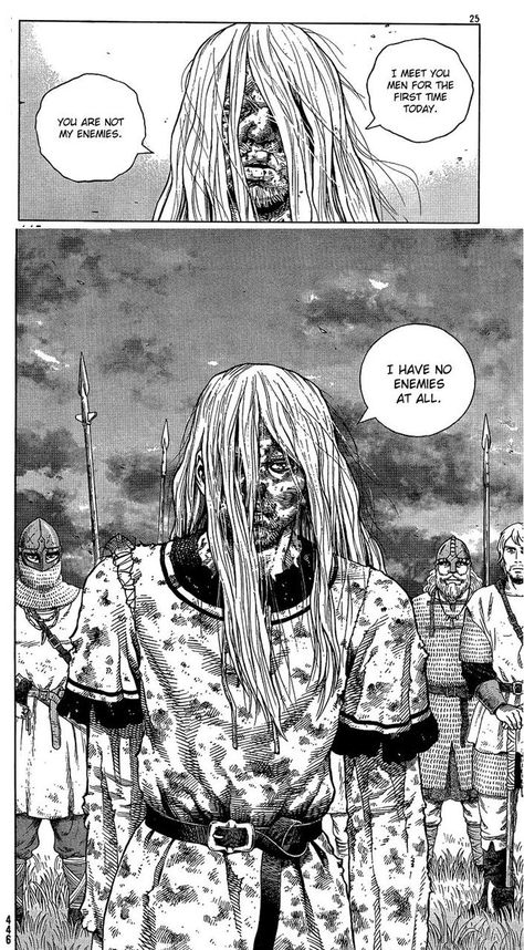 Makoto Yukimura, Vinland Saga Thorfinn, I Have No Enemies, Aku No Hana, No Enemies, Vinland Saga Manga, Saga Art, Vinland Saga, Manga Wall