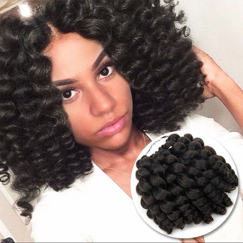 Jamaican Bounce Crochet, Jamaican Bounce, Crochet Braids Twist, Curly Crochet Braids, Bounce Curl, Curly Crochet Hair Styles, Crochet Hair Extensions, Curls Hair, Marley Hair