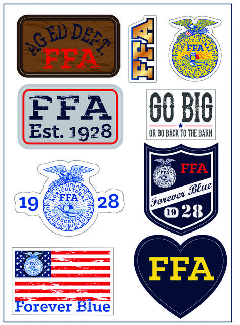 01635-0000 Ffa Svg, Ffa Stickers, Ffa National Convention, Ffa Scrapbook Ideas, Ffa Emblem, Ffa Memes, Ag Teacher, Technology Life, Red Bubble Stickers