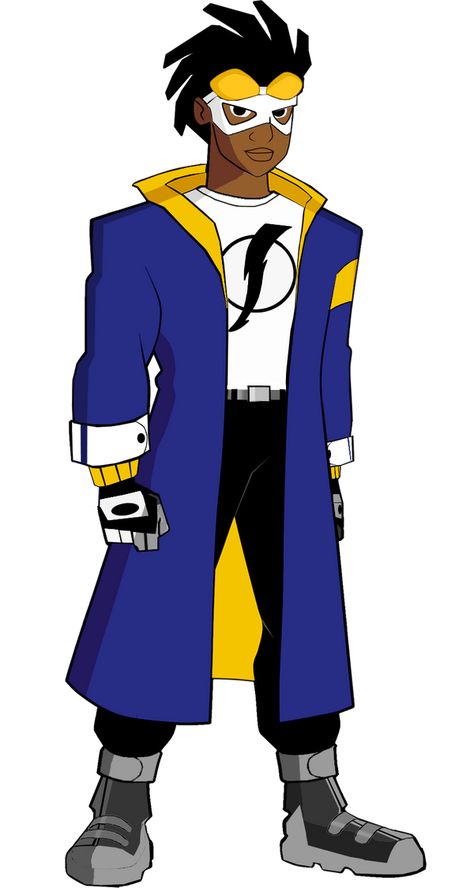 Static first costume by Alexbadass on DeviantArt Static Shock Drawing, 90s Cartoon Characters, Superhero Art Projects, Static Shock, Gotham Batman, Justice League Wonder Woman, Batman Arkham Origins, Super Shock, Arte Dc Comics