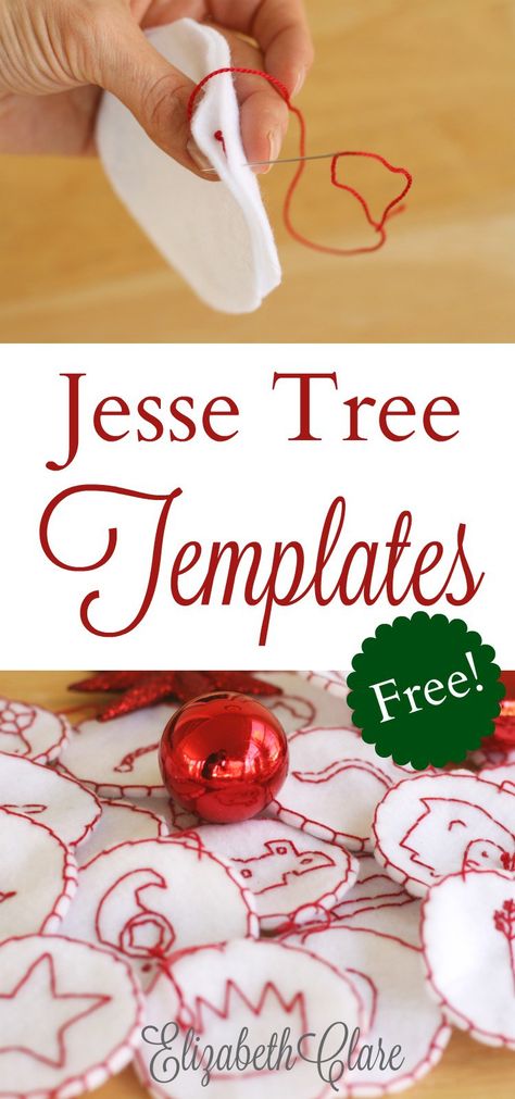 Templates and instructions for free. Heirloom felt Jesse Tree ornaments! Printable Jesse Tree Ornaments, Felt Jesse Tree Ornaments Diy, Diy Jesse Tree Ornaments, Jesse Tree Ornaments Diy Free Printable, Jesse Tree Ornaments Diy, Jessie Tree Ornaments, Jessie Tree, Advent Spiral, Catholic Kids Crafts