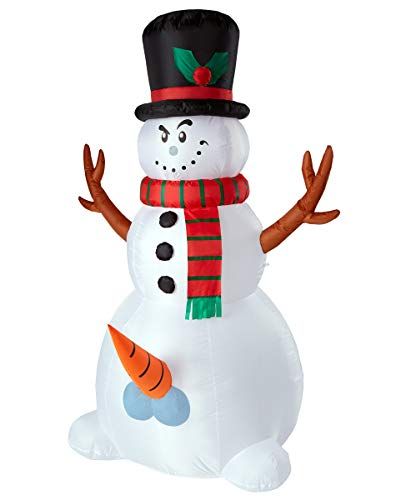 Jolly Snowman Inflatable Outdoor Decoration | Gag Gift Ideas for Christmas, Birthdays or Office. #gaggifts Gag Gifts For Christmas, Christmas Gag Gifts, Gag Gift Ideas, Hilarious Gifts, Happy Christmas Day, Gag Gifts Christmas, Spencers Gifts, Inflatable Decorations, Halloween Inflatables