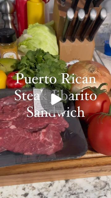 Edgardo Jose Verdejo on Instagram: "You know just a regular day in the Kitchen 👨🏽‍🍳

Puerto Rican Jibarito Steak Sandwich 🇵🇷

- Green plantain 
- Angus Beef Sirloin 
- oil 
- sazon @healthyrican 
- savory spice mix @healthyrican 
- salt 
- black pepper 
- Lettuce 
- Cilantro
- tomato 
- Mayo ketchup 
- Peppers and onions 

#puertoricoeats #jibarito #jibaritos #puertoricanfood #puertoricancuisine #steaksandwich #plantainsandwich #comidapuertorriqueña #caribbeaneats" Jibarito Sandwich Puerto Rico, Beef Neck Bones Recipe, Green Plantain Recipes, Season Steak, Savory Spice, Steak And Onions, Puerto Rican Cuisine, Plantain Recipes, Boricua Recipes