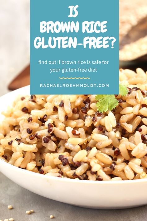 Gluten Free Oreos, What Is Gluten, Rice Recipes For Dinner, Brown Rice Recipes, Gluten Free Oatmeal, Brown Rice Casserole, Power Foods, Healthy Food Options, Gluten Free Cheese