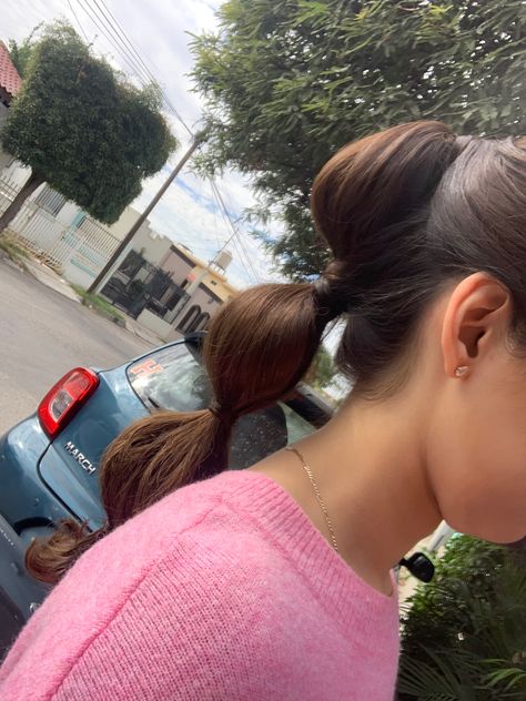 Jasmine tail, ponytail, hair Ponytail Hair, Hair Styles, Hair