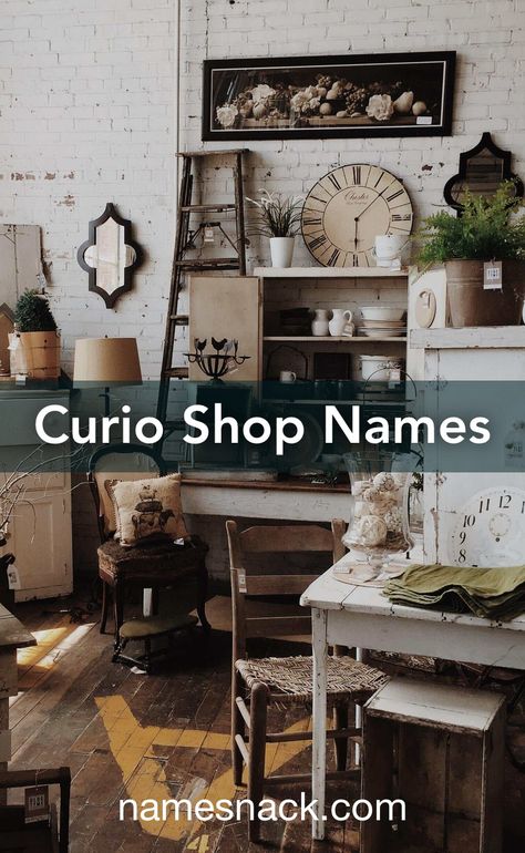 Name For Furniture Business, Home Decor Business Names Ideas, Vintage Names Business, Vintage Store Names, Home Boutique Ideas, Store Names Ideas, Shop Name Ideas, Furniture Business, Creative Napkins