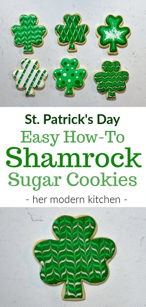 Shamrock Cookies Easy, Irish Cookies Decorated, St Patrick's Cookies, Shamrock Decorated Sugar Cookies, At Patrick’s Day Decorated Cookies, Irish Sugar Cookies, St Patricks Day Cookie Ideas, Saint Patricks Day Cookies Decorated, St Patrick’s Day Cookie Ideas