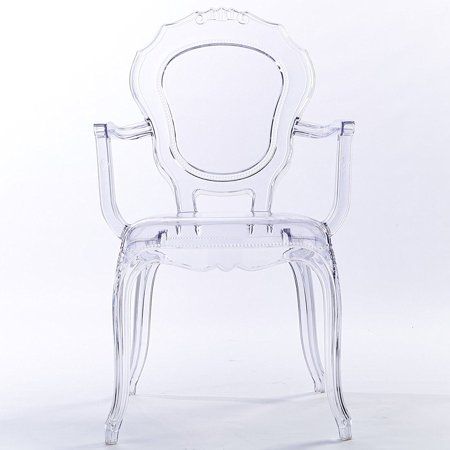 Acrylic Desk Chair, Clear Chair, Accent Desk, Dining Room Lounge, Transparent Chair, Clear Chairs, Traditional Dining Chairs, Furniture Desk, Kitchen Desks