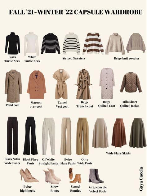 Must Have Minimalist Wardrobe, Business Casual Time Capsule, Capsule Wardrobe 2023 Plus, Boxy Sweater Outfit, Business Casual Staples For Women, Light Academia Capsule Wardrobe, Nyc Business Casual, Khaki Top Outfit, Autumn Work Outfits Women