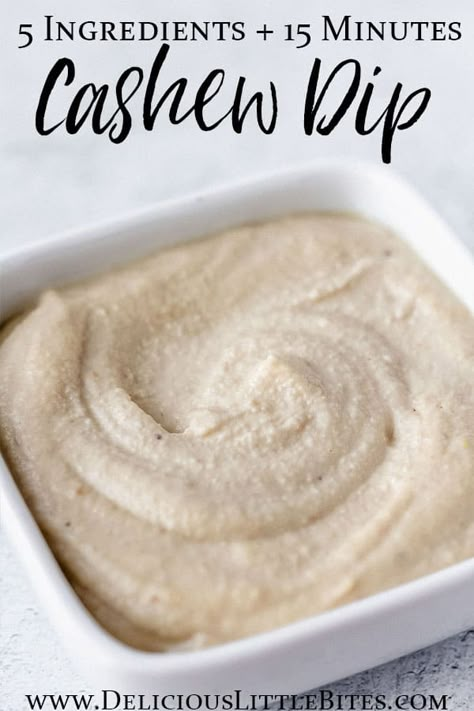 Cashew Based Dips, Creamy Vegan Dip, Vegan Cracker Dip, Vegan Raw Cashew Recipes, Cashew Cheese Dip, Cashew Dip Vegan, Cashew Appetizer, Vegan Vegetable Dip, Raw Vegetables Snacks