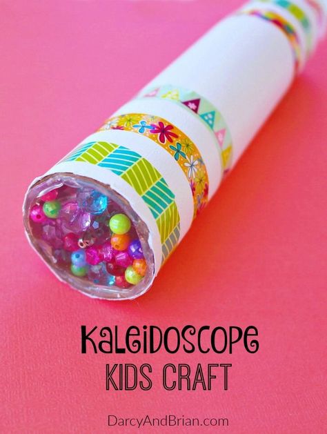 Looking for a fun kids project? Inspire creativity with this easy homemade kaleidoscope craft. Kids crafts are the perfect, low cost family activity. This is fun for preschool children, but they will need assistance to assemble it. Homemade Kaleidoscope, Kaleidoscope Craft, Diy Kaleidoscope, Fun Projects For Kids, Crafts For Boys, Inspire Creativity, Camping Crafts, Craft Tutorial, Childrens Crafts