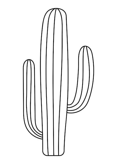 | Premium Vector #Freepik #vector #cacti #cactus #cactus-illustration #cute-cactus Cacti Sketch, Cactus Illustration Art, Cactus Drawing Simple, Cactus Template, Friday The 13th Flash, Cactus Outline, Cactus Doodle, Cactus Silhouette, Cactus Vector