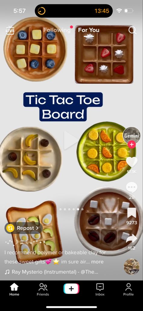 Tictactoe Clay Board, Waffle Tik Tak Toe, Air Dry Clay Projects Tik Tak Toe, Polymer Clay Tik Tak Toe, Toc Tac Toe Clay, Air Dry Clay Ashtray Aesthetic, Tictactoe Board Clay, Clay Waffle Tic Tac Toe Board, Ceramic Tik Tak Toe Boards