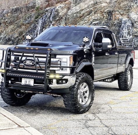 Diy Truck Mods, Ford Heavy Duty, Ford Super Duty Trucks, Hot Trucks, Custom Lifted Trucks, Trucks Ford, Super Duty Trucks, Dream Trucks, Truck Mods