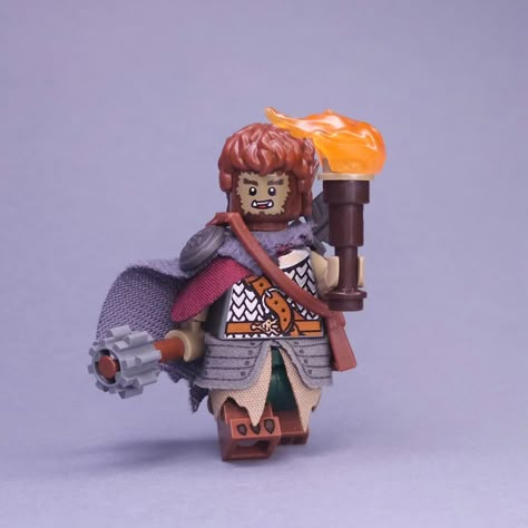 Half-Bugbear fighter Couldn't decide on which expression to use on this head - the serious or the smiling. But this guy just really enjoys… | Instagram Lego Dungeons And Dragons, Lego Dnd, Lego Skyrim, Lego Minion, Lego Fantasy Minifigures, Lego Fantasy Minifigures Figbarf, Lego Monster Fighters, Lego Tree, Lego Monster Fighters Moc