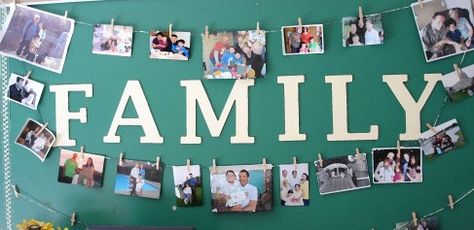 "This is a picture of our classroom family wall – a dedicated spot in the room that holds photographs of the children and their families (and pictures of my family and our ECE’s family too!). As the photos have been brought in we have taken time each day during our sharing circle for the children to introduce and talk about their families. We’ve learned about brothers and sisters, moms and dads, grandmas, papas, opas, and bubbis (and even a few family pets!)." The Curious Kindergarten ≈≈ Family Tree Ideas, Classroom Tree, Preschool Family, School Display, Family Involvement, Reggio Classroom, Infant Classroom, Coin Photo, Preschool Rooms