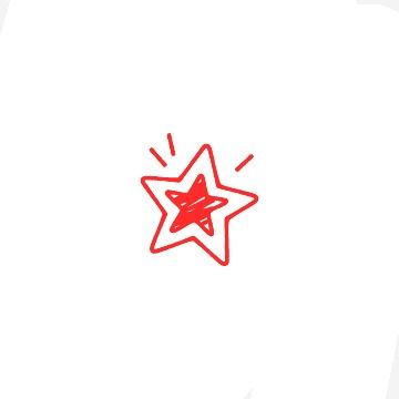 Red Widgets Aesthetic, Png Star, Red Png, Doodle Png, Like Icon, Widget Design, Pastel Red, Doodle Icon, Insta Icon