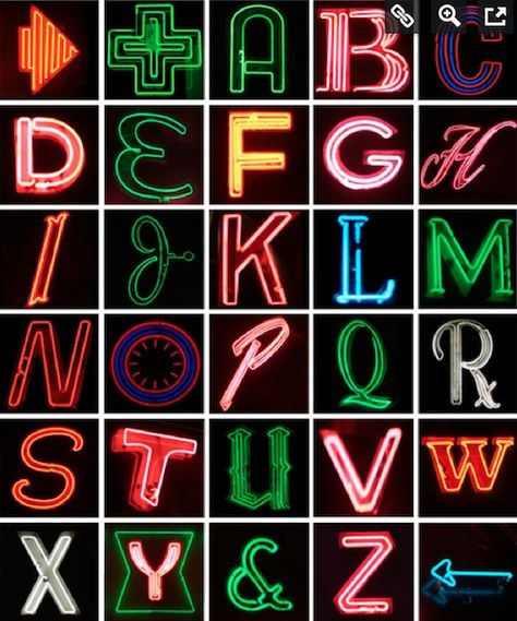 abc neon Typography Alphabet, Neon Design, Neon Glow, Neon Art, Typography Letters, Typography Art, Work Life, Light Painting, Cool Fonts