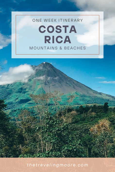 Ultimate 7-Day Costa Rica Travel Guide: Adventure, Relaxation, and Unforgettable Memories 6 Days In Costa Rica, 7 Day Costa Rica Itinerary, Costa Rica Itinerary, 7 Day Itinerary, Costa Rica Travel Guide, Dream Honeymoon, Central America Travel, Costa Rica Travel, Family Getaways