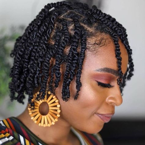 🖤 @the_natural_tribe Lovelies how's your juicy twist looking like today?😊 Have you tried your this hack to get your twist looking new?  If… Natural Hairstyles 2 Strand Twist, 2 Strand Twist Styles Natural Short Hair 4c, Two Strand Twist Natural Hair Short 4c, Latest Natural Hair Twist Styles, Flat Twist Hairstyles For Short Hair, Mini Twists Natural Hair Short 4c, Two Strand Twist Hairstyles Natural Hair, Natural Hair Twist Styles, Mini Twists Natural Hair